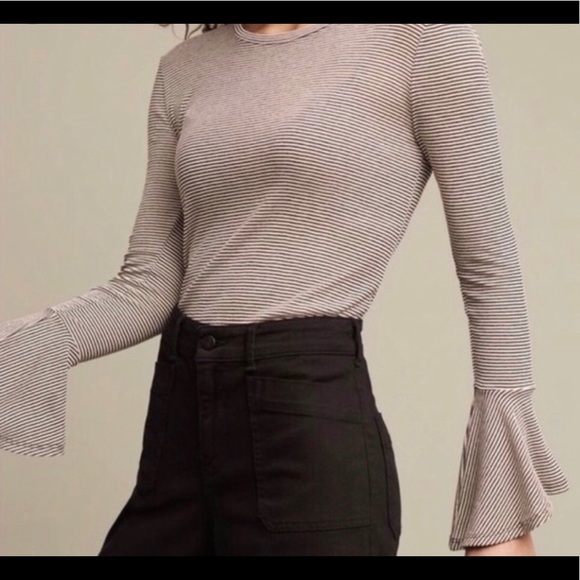 Anthropologie Tops - Anthropologie Ro and DE Striped Belle Long Sleeve